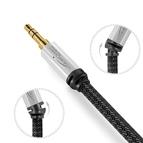 KabelDirekt 2ft Auxiliary 3.5mm headphone jack cable & Aux cord