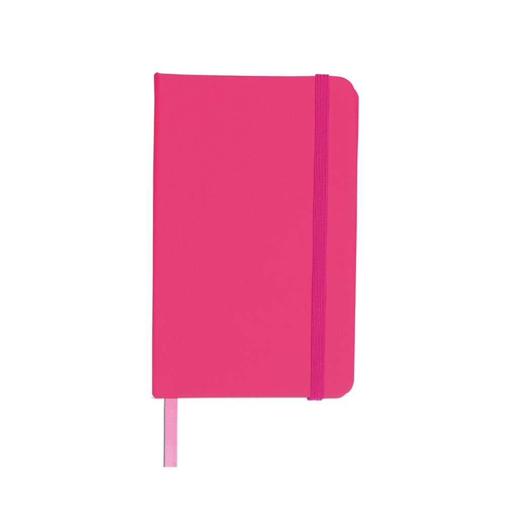 eBuyGB A4 Coloured Hardback Lined Paper Notebook, Pink, Pack of 1 1301411