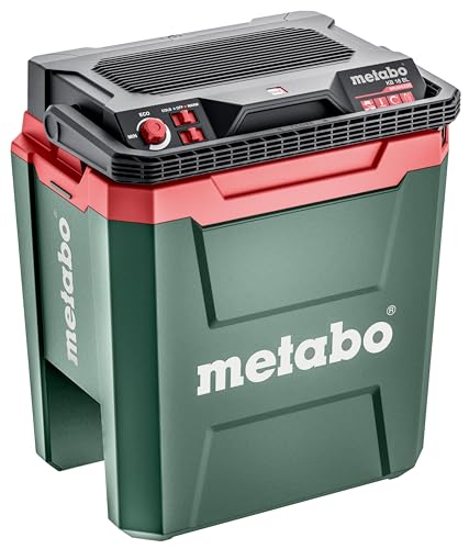 metabo Akku-Kühlbox KB 18 BL – 600791850 – 18 V – Verrieglbare Kühlbox mit Warmhaltefunktion – Mit Flaschenöffner und Brushless-Motor – Ohne Akku und Ladegerät