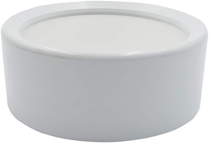 5W Negro Redondo LED Downlight Luces Debajo del gabinete Foco Lámpara