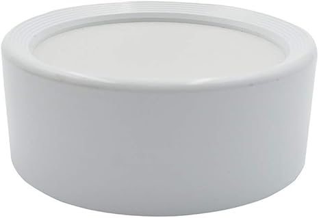 5W Negro Redondo LED Downlight Luces Debajo del gabinete Foco Lámpara