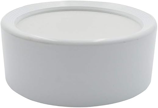 5W Negro Redondo LED Downlight Luces Debajo del gabinete Foco Lámpara