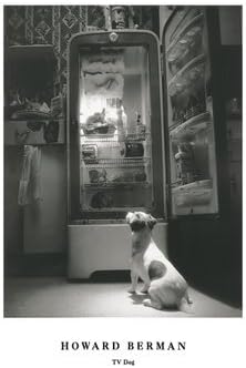 Toile 'TV Dog' par Howard Berman - Taille de l'image L 50 cm x H ...