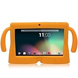 TabSuit 7'' Orange Silicone Rubber Gel Soft Skin Case Cover case for 7'' Dragon Touch Dual Core Y88 Tablet [By TabletExpress]