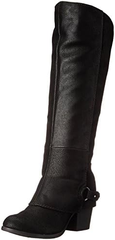 Fergalicious by Fergie Lexy Knee-High Cuffed Boot (5 M US, Black)