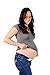 Maeband Maternity Belly Band | Pregnancy Belt, Waistband Extender, Pregnancy Clothes, Maternity Jeans (Small, Midnight Black)