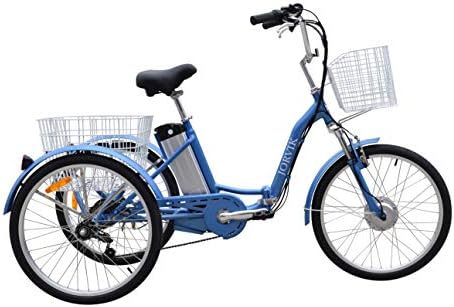 Jorvik 26 ELECTRIC ALUMINIUM FOLDING FRAME TRICYCLE TRAVEL TRIKE 250W 36V