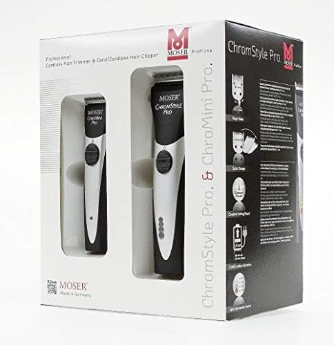 Wahl Moser Professionelles Kabelloses Haarschneidegerat 2 Stuck Chromstyle Pro Chromini Pro Amazon De Drogerie Korperpflege