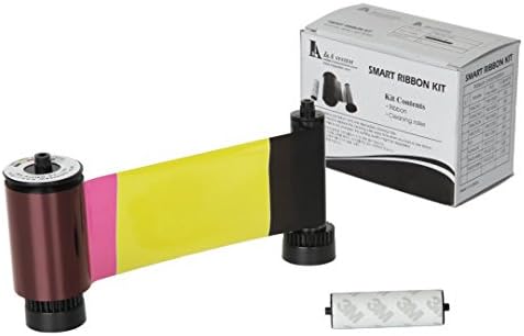 Smart 30/50 YMCKOK 650637 Printer Ribbon with Cleaning Roller - 200 Prints