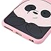 IPhone 7 Case, Transer 3D Cartoon Animals Cute Bare Bears Soft Silicone Case Skin For IPhone 7 4.7 Inch (Pink)