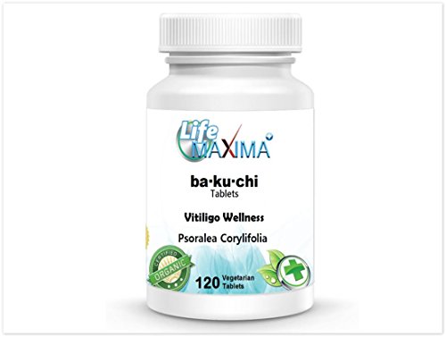 Life Maxima Bakuchi Babchi Psoralea Corylifolia Vitiligo Ayurveda Natural Ayurvedic Active Herbs Effect Herbal Supplement [120 Tablets] SKU#4600B1F1