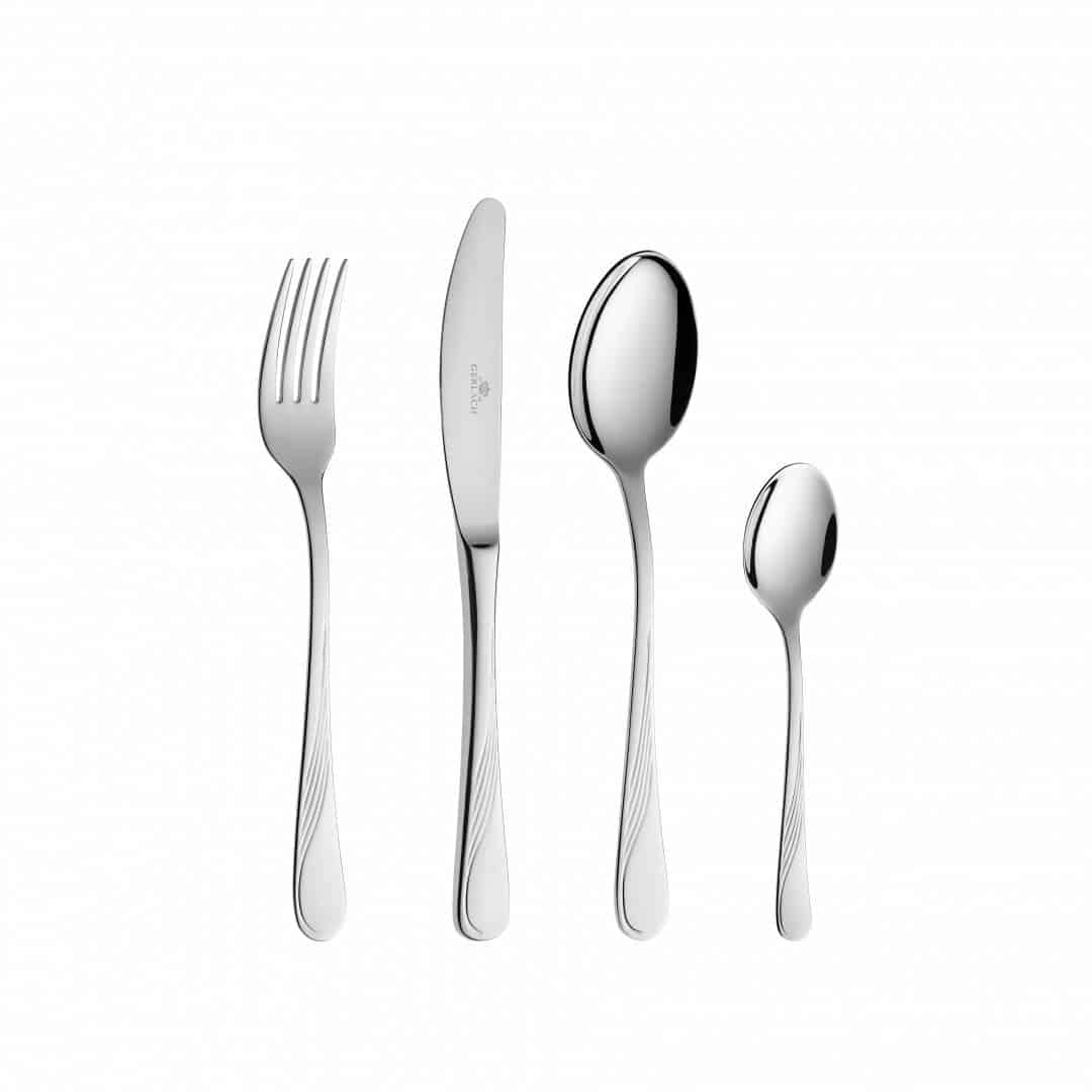 Flatware Serving Set with 24 Pieces from Gerlach Celestia Box and Shine - G01-004AP-ZEST-24PU-S1S1-01