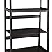 Yaheetech 5-Tier A Frame Wood Ladder Bookshelf Multifunctional Storage Rack Display, Dark Espresso