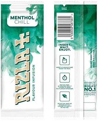 Rizla Menthol Extreme Flavour Cards, The Iconic Brand Since 1796-25 Packs, 25 Count (Pack of 1) - Image 5