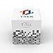 T-Tek Product Cube Relieves Stress and Anxiety for Children and Adults, Attention Toy, Black/Red