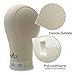 TMX (21~24″) Polyurethane Professional Lightweight Canvas Block Head Mannequin Wig Making Weave Drying Styling Fixing Coloring Display 12″ Long with Mount Hole (21 inches)thumb 2