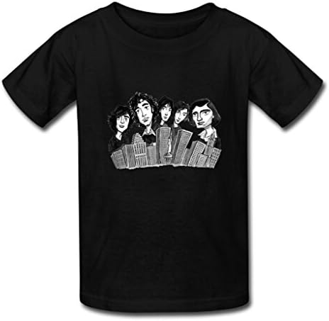 Printed Men's The Strokes Tee Shirt Custom Crew Neck T-Shirt US M Black