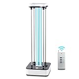 Quartz Lamp 110V 36W UV Light with 15s Delay Time Remote Control for Living Area- Without Ozone