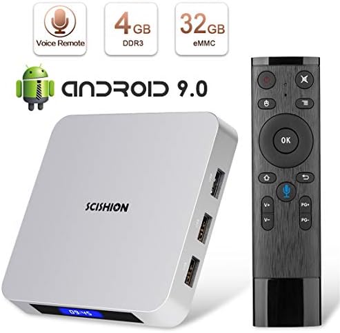 Android 9.0 TV Box Superpow 4GB RAM 32GB ROM 2.4G Voice Remote Rockchip 3328 Quad-core Cortex-A53 Up to 1.5GHz WiFi Support 4K Full HD Bluetooth 4.0 Smart Internet TV Box