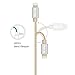 ONSON Lightning Cable,2Pack 6FT Nylon Braided Charging Cable iPhone Cord,Charger and Sync for iPhone 7/7 Plus,6/6S/6 Plus/6S Plus,5/5S/5C/SE,iPad,iPod Nano 7,iPod Touch (Gold+Silver)