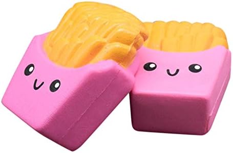 Slow Rising Squishies Toy, POPVCLY French Fries Scented Squeeze Easter Stress Relief Toys