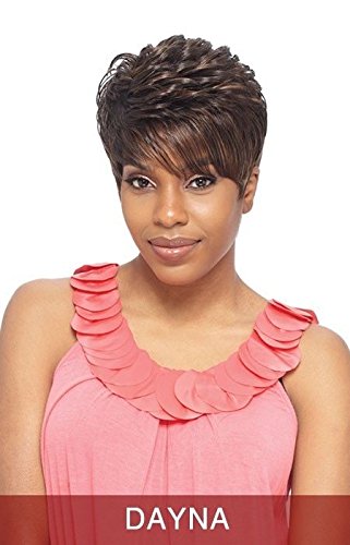 DAYNA (1B Off Black) - VANESSA SYNTHETIC SHORT FLIPPED STYLE WIG
