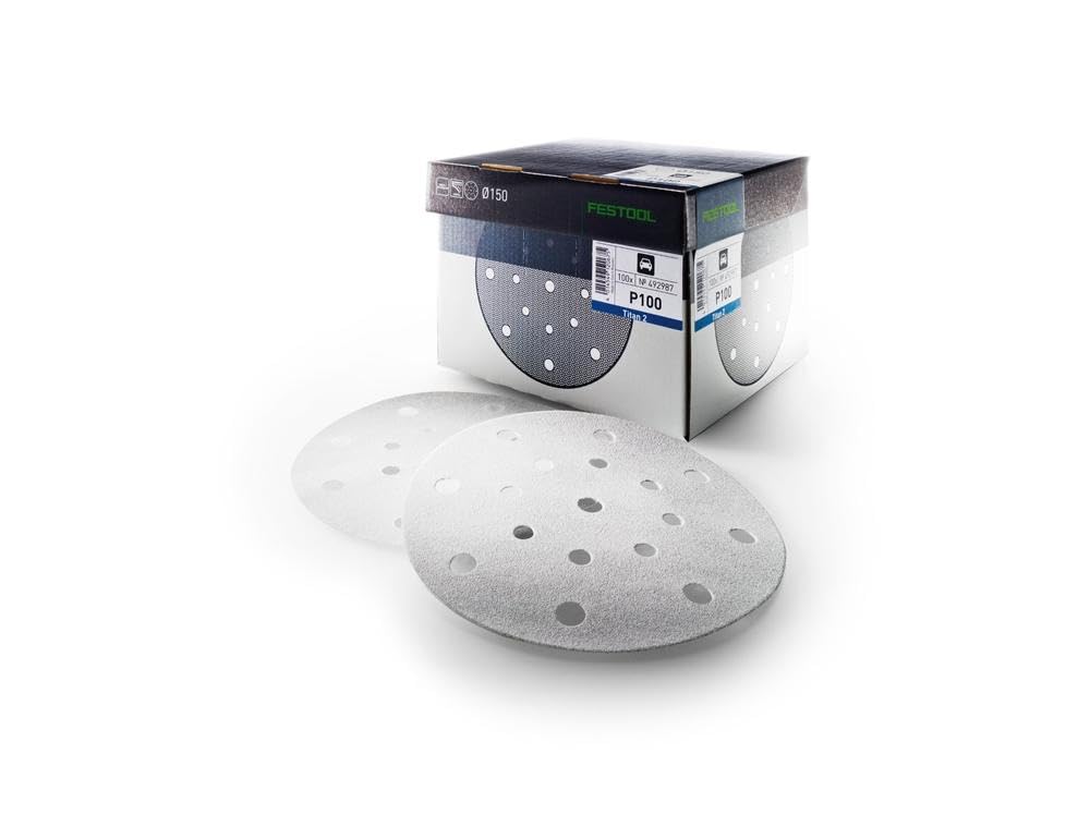 Festool 497369 Sanding Discs STF D90/6 P180 GR/100 (Pack of 100) — image 1