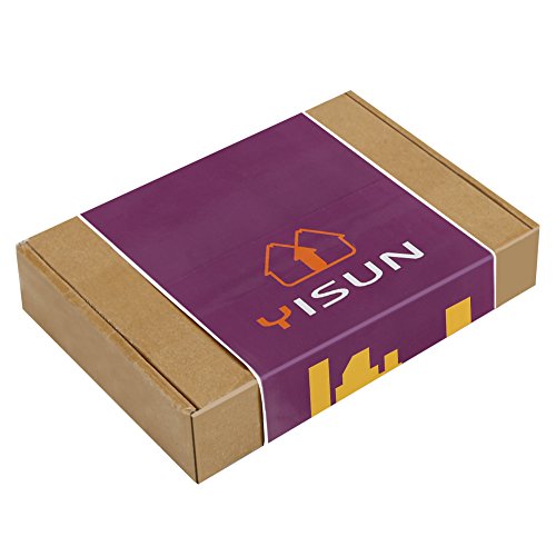 YISUN Leather Sewing Tools 48 Pieces Leather Tools Craft DIY Hand Stitching Kit with Groover Awl Waxed Thimble Thread for Sewing Leather, Canvas or Other Leathercraft Projects