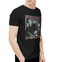 ANGSHI6 Homme T-Shirt Polos et Chemises Paul McCartney All The Best Men’s Tshirt Black - Les Beatles, Paul McCartney, John Lennon, RIngo Starr, George Harrison