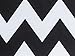 Black & White CHEVRON STRIPE Gift Wrap Wrapping Paper - 16ft Roll