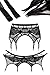 sofsy Sheer Thigh High Stockings for Women's 15 Den (Garter Belt Not Included)