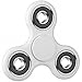 DILITEC Fidget Hand Spinner Toy for Adults Kids ADD ADHD Autism Anti-Anxiety Stress Reducer Ultra Durable 1-3Minutes Spinning (White)