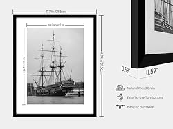 PEALSN 11x14 Picture Frame, Display Pictures 8 x 10