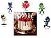 PJ Masks Molded Pick Candle Set (5ct) Birthday Party Supplies Cupcake Picks Cake Topper Decoration