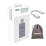 8Bitdo Wireless USB Bluetooth Adapter for PlayStation Classic Edition/Windows/Mac/Raspberry Pi/Switch, with OTG Cable