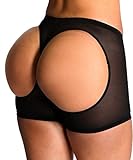 Women's Butt Lifter Panties Shapewear Boy Shorts Enhancer Shaper Panty  Black  XXL