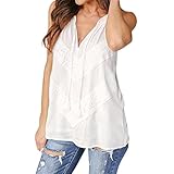 Goddessvan Women's Summer Sleeveless Lace Loose Cami Tank Top