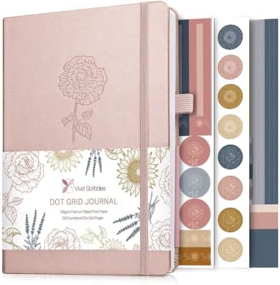 Scribbles That Matter Notizbuch A5 Dotted - Bullet Journal Mit 120gsm Papier