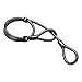 Titanker Bike Lock Cable,12mm Thick Security Cable with Loops Heavy Duty Steel Cable Vinyl Coated Bike Cable Lock Security Chain (4ft, 7ft, 15ft, 30ft)