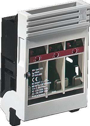 Rittal 3431030 – secciónador Low Load Fuse NH 3 Poles Output Cable Below