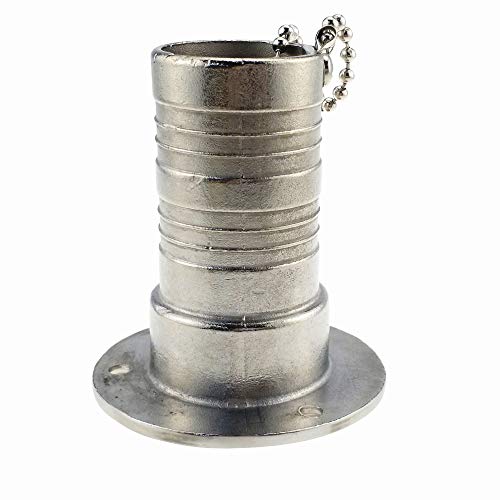 keehui Mirror- Polished /316 SS for 2''(50MM) Marine Boat Yacht Caravan Diesel Tank Deck Fill Filler with Key Cap and Key