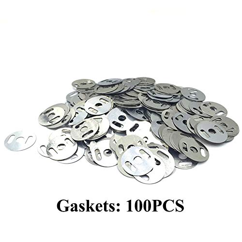 BALABALA 50 Sets 14mm Silver Tone Magnetic Buttons Snap Clasps for Handbag Purses Bags Clothes Leather Sewing Craft DIY - Thumbnail 2
