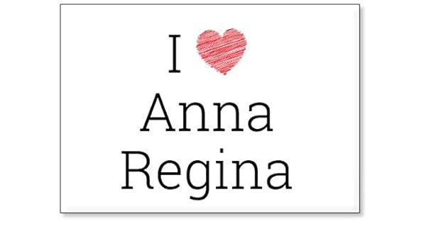 Mundus Souvenirs - Amo Anna Regina, Imán para Nevera (diseño 3 ...