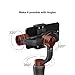 Zhiyun Smooth-Q 3-Axis Handheld Gimbal Stabilizer for Smartphone up to 220g or 6 inches i.e. iPhone 7 plus, Samsung S7, Huawei Mate