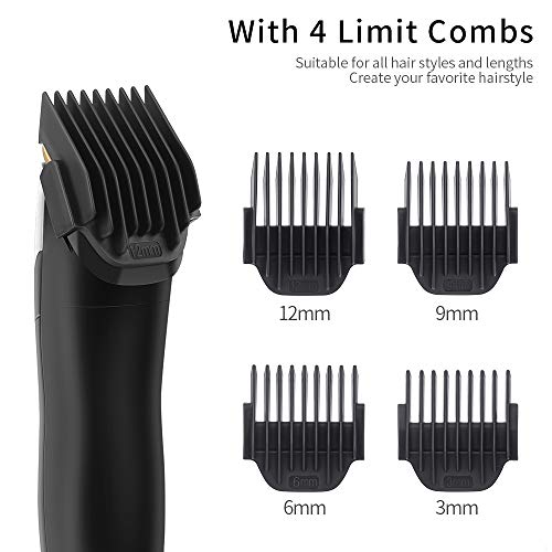 ELEHOT Hair Clippers for Men with 6 accessories Cordless Rechargeable Lithium-Ion