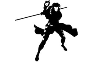 TPJD VENTURE Fan Art Rendition Gambit 5.5" X-Men Silhouette Die Cut Decal - Black Color