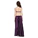 Dance Fairy Satin High Split Midi Skirt(no Belt),Purple
