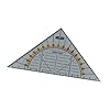 Herlitz 8700304 Geometrie-Dreieck aus transparenter Kunststoff, klein