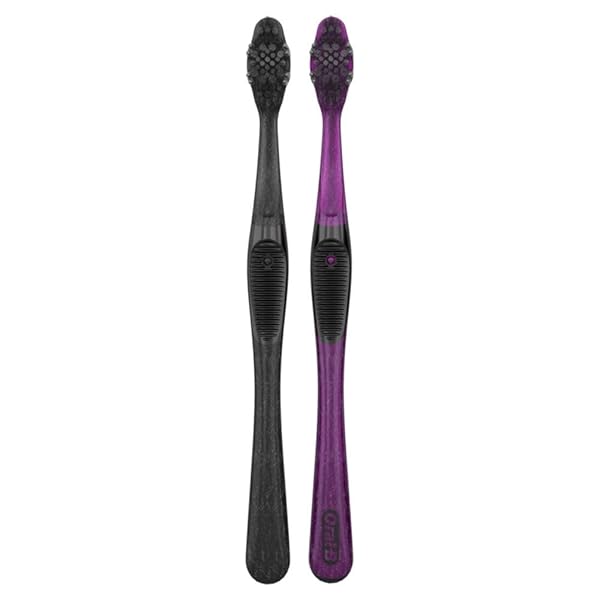 ORAL-B CHARCOAL TOOTHBRUSHES, MEDIUM 2CT