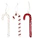 SALLY FOSTER Ceramic Candy Cane Ornaments - Set Of 3